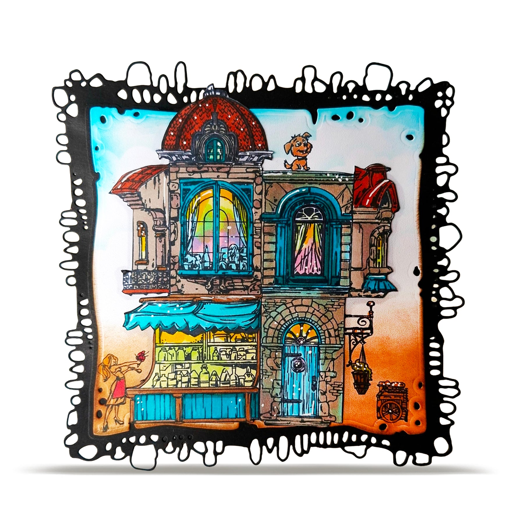 AALL and Create - A6 - Stamp Set - The Little Borough