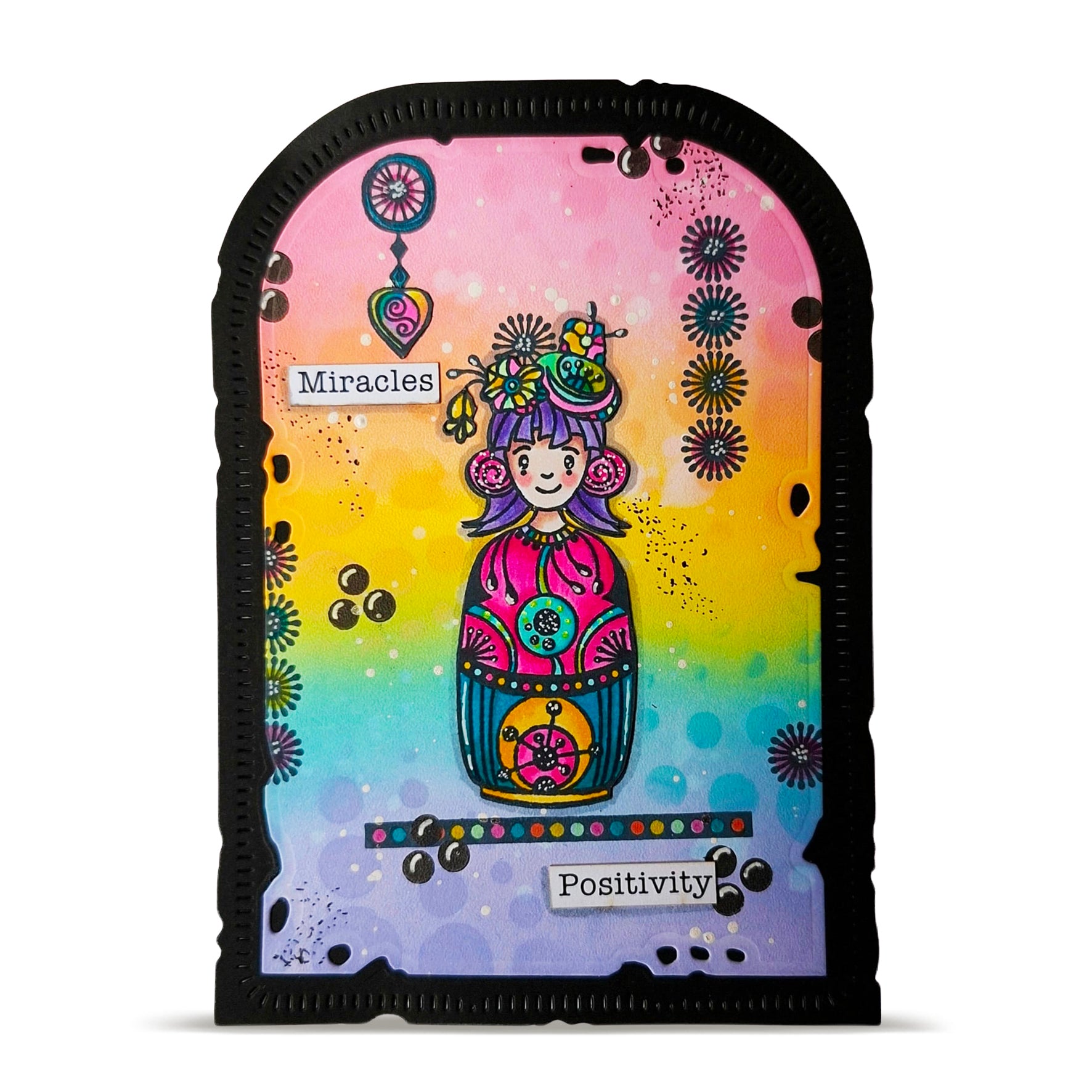 AALL and Create - A7 - Stamp Set - ZOUKI Poppie