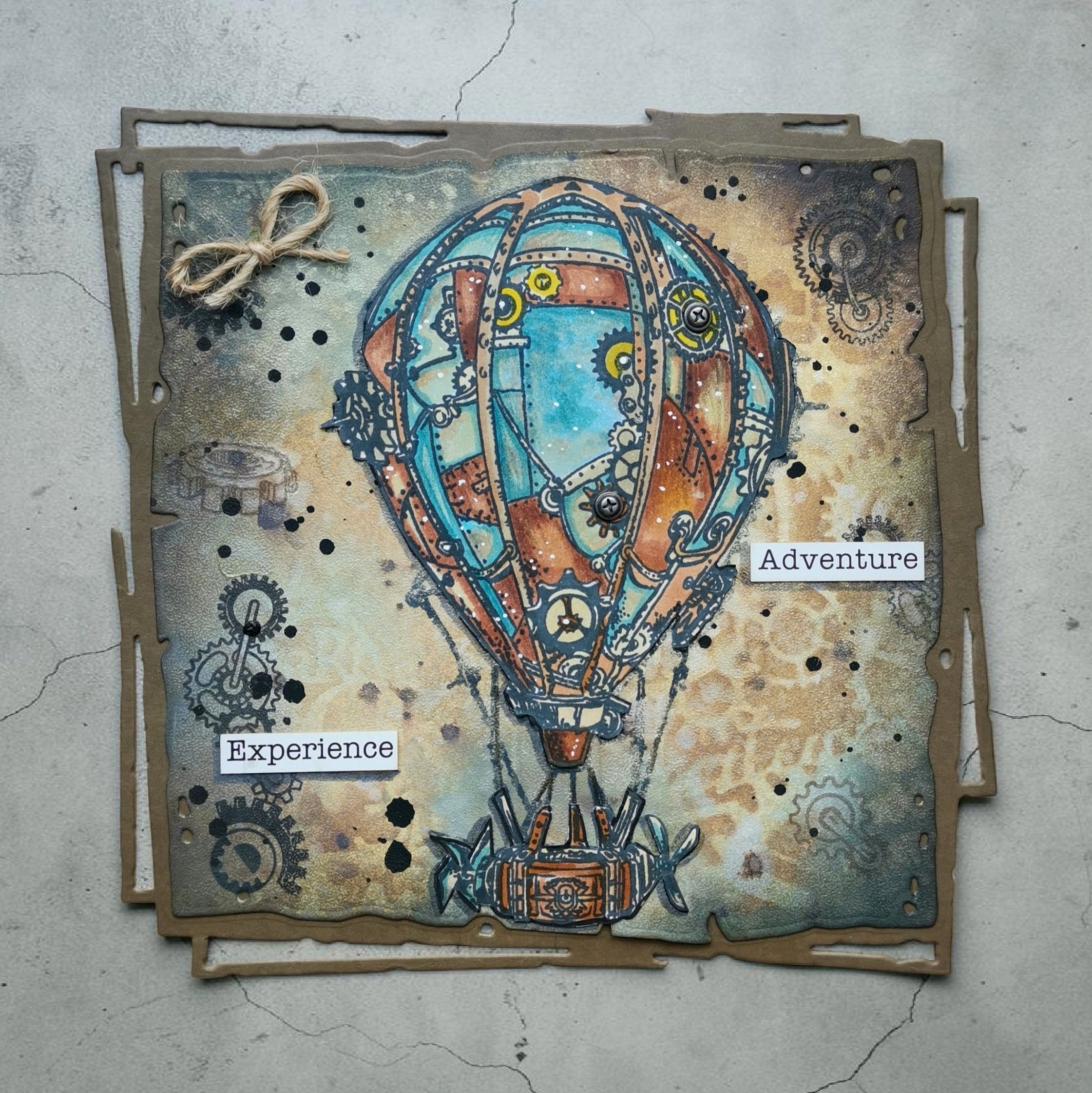 AALL and Create - 6"x6" Stencil - Steamheart