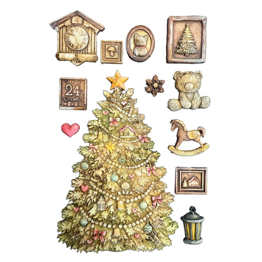 Silicon Mould Designs A5 For Art And Craft - Christmas Tree