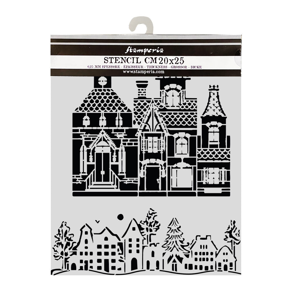 Cut Laser Stencil For Art And Craft cm 20x25 - Christmas House