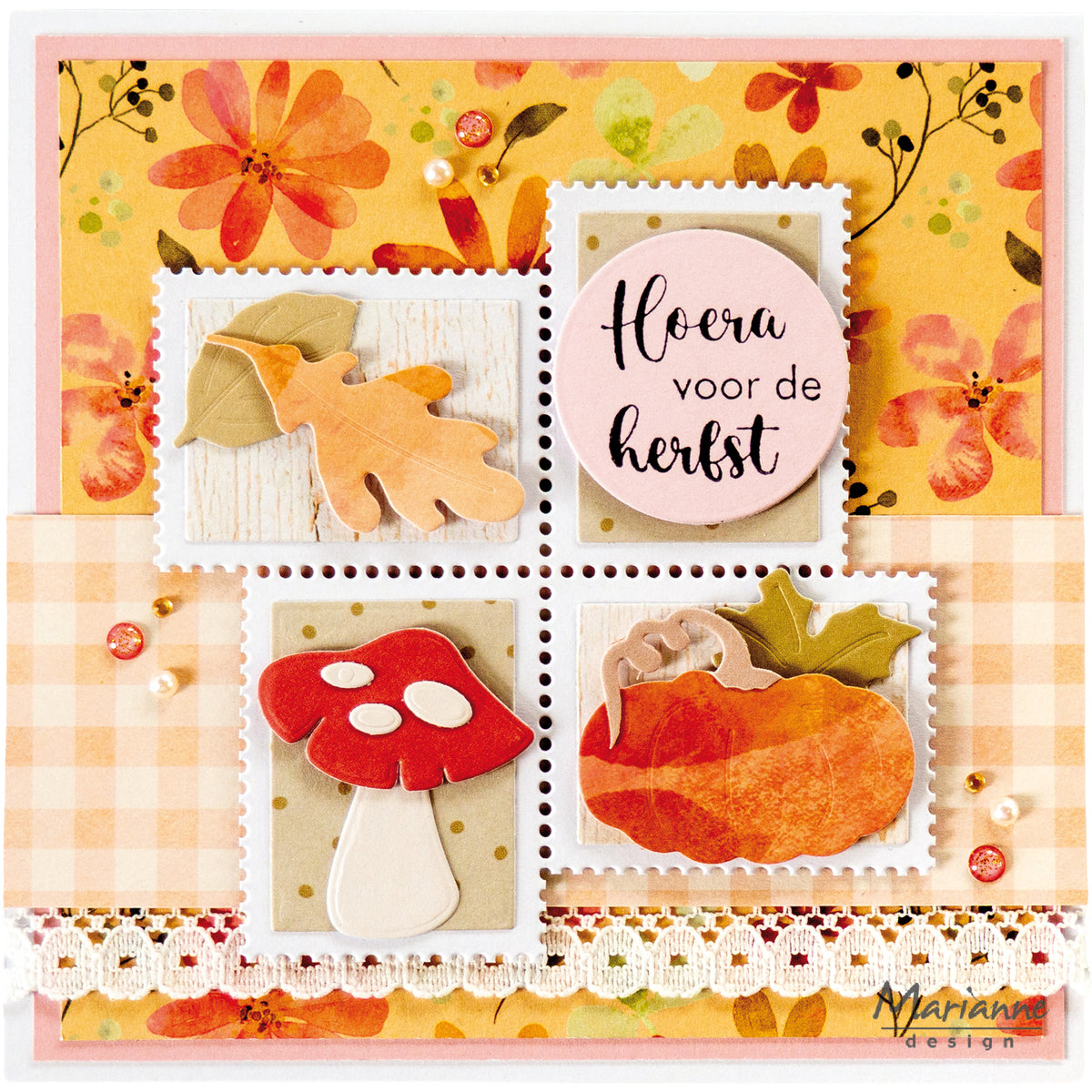 Marianne Design Craftables Die - Stamp Layout - Square