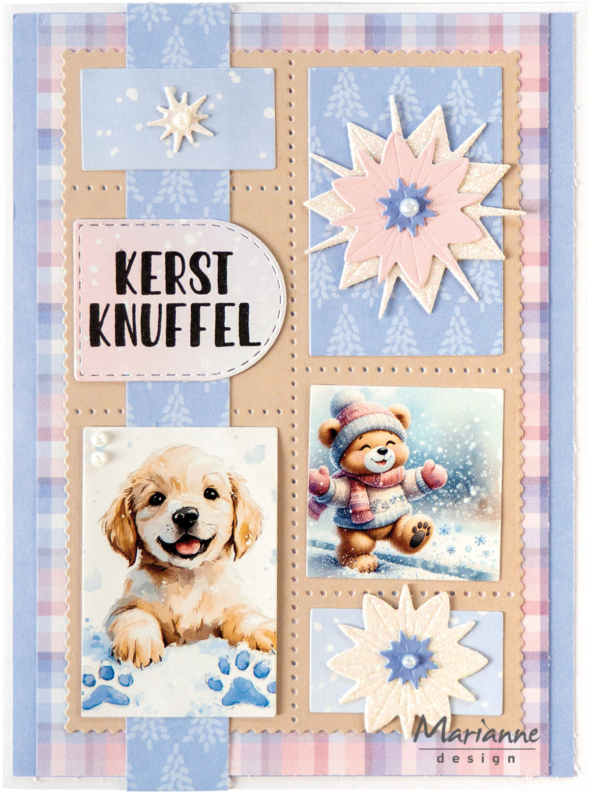 Marianne Design A4 Cutting Sheet - Winter Stamps