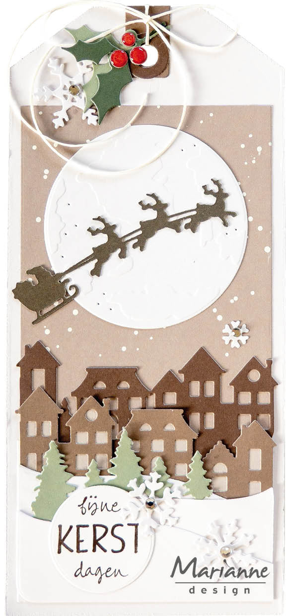 Marianne Design A4 Paper Pad - Merry Christmas