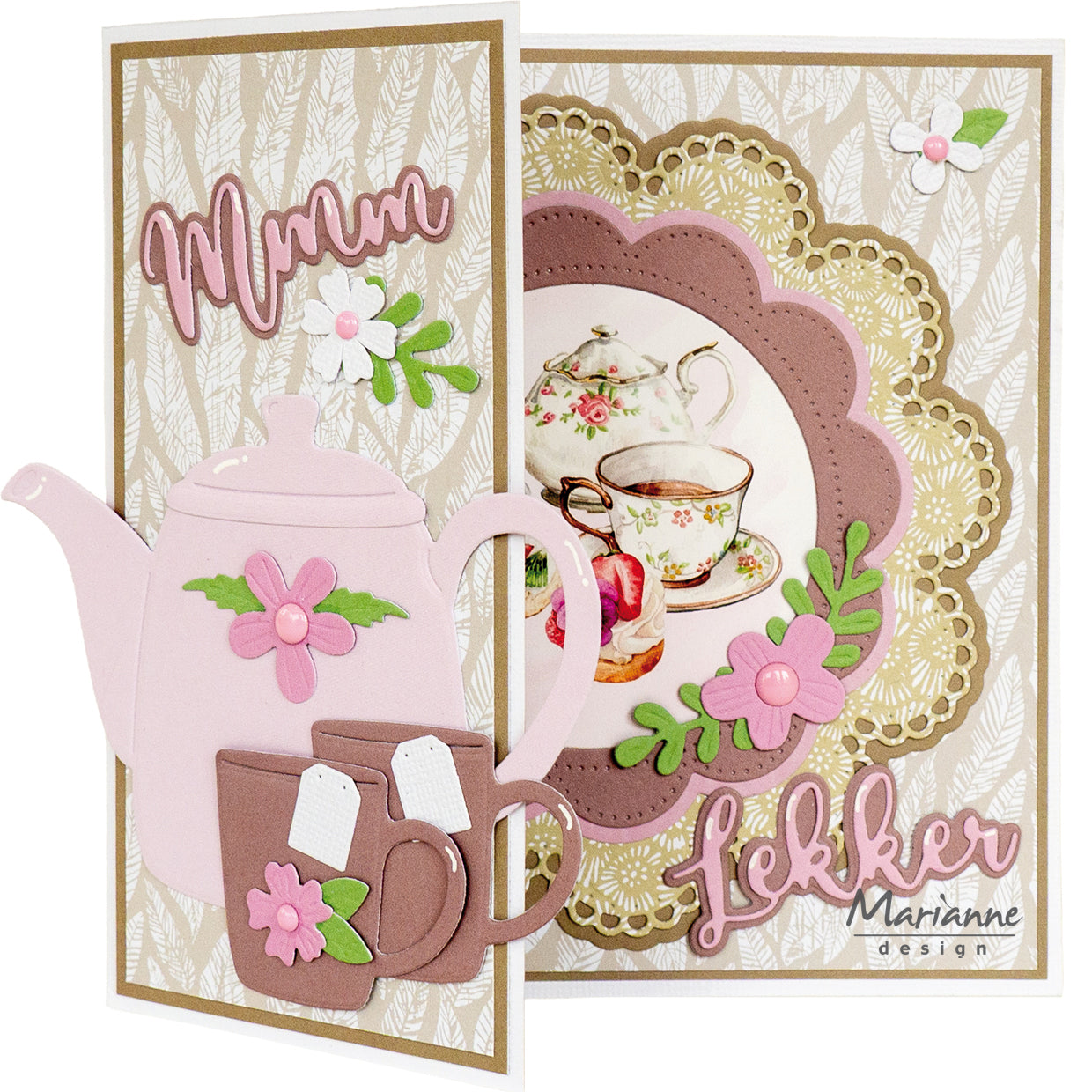 Marianne Design A4 Cutting Sheet - Circles - Teatime