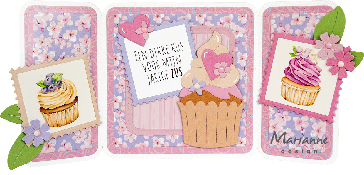 Marianne Design A4 Cutting Sheet - Stamps - Coffee & Tea
