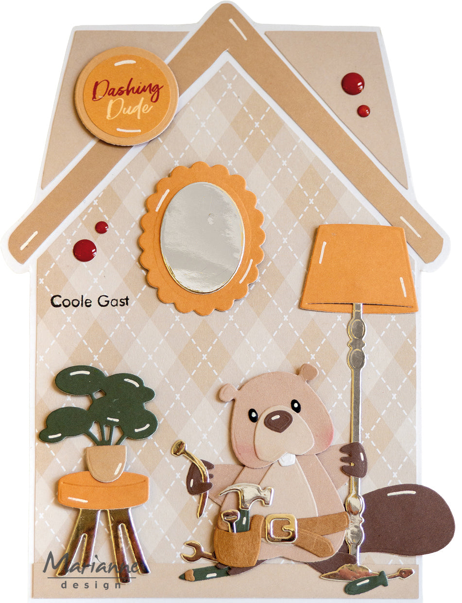 Marianne Design Craftables Die - Punch Die XL - Nuts & Bolts
