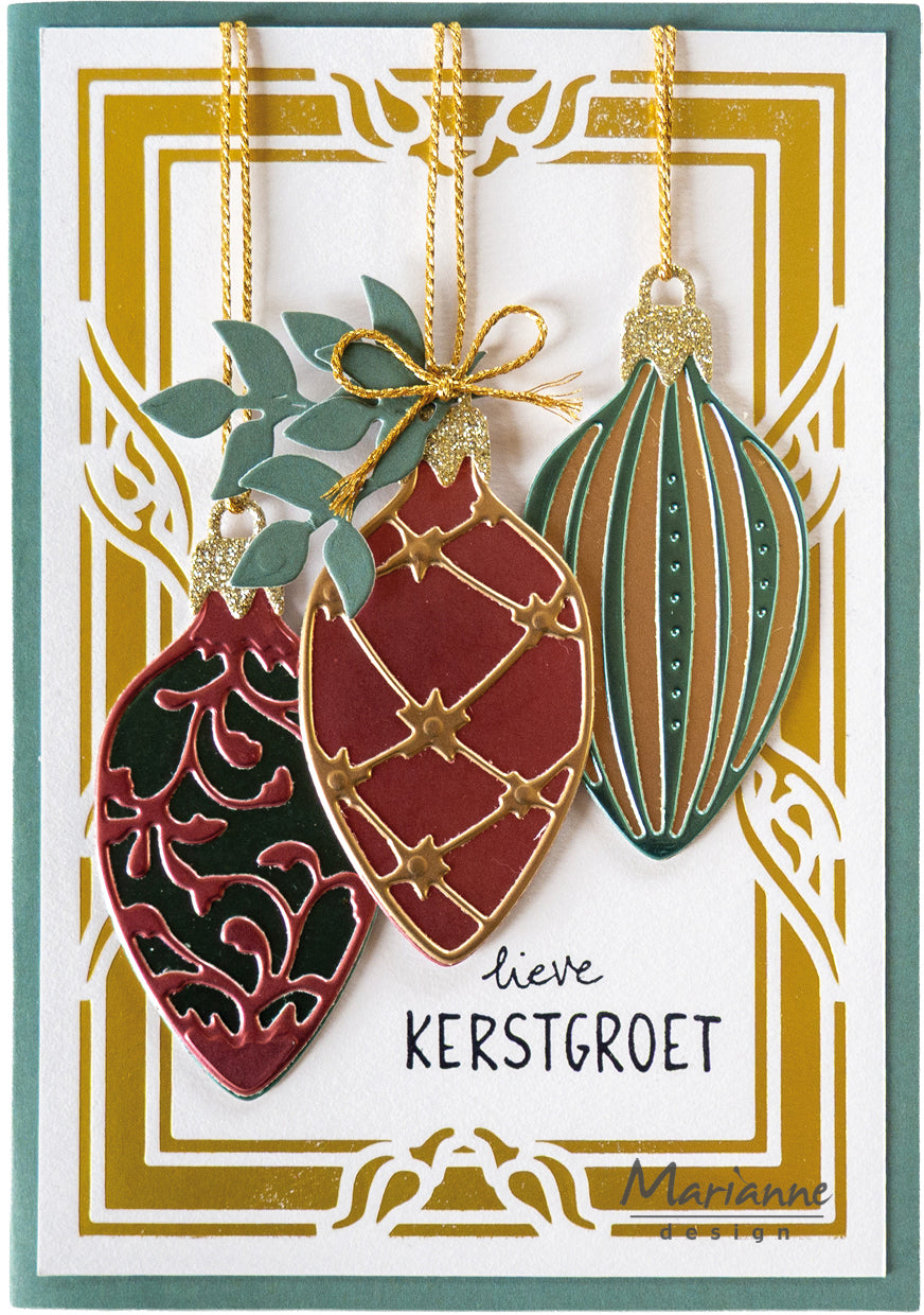 Marianne Design A4 Cardstock - Christmas Elegance