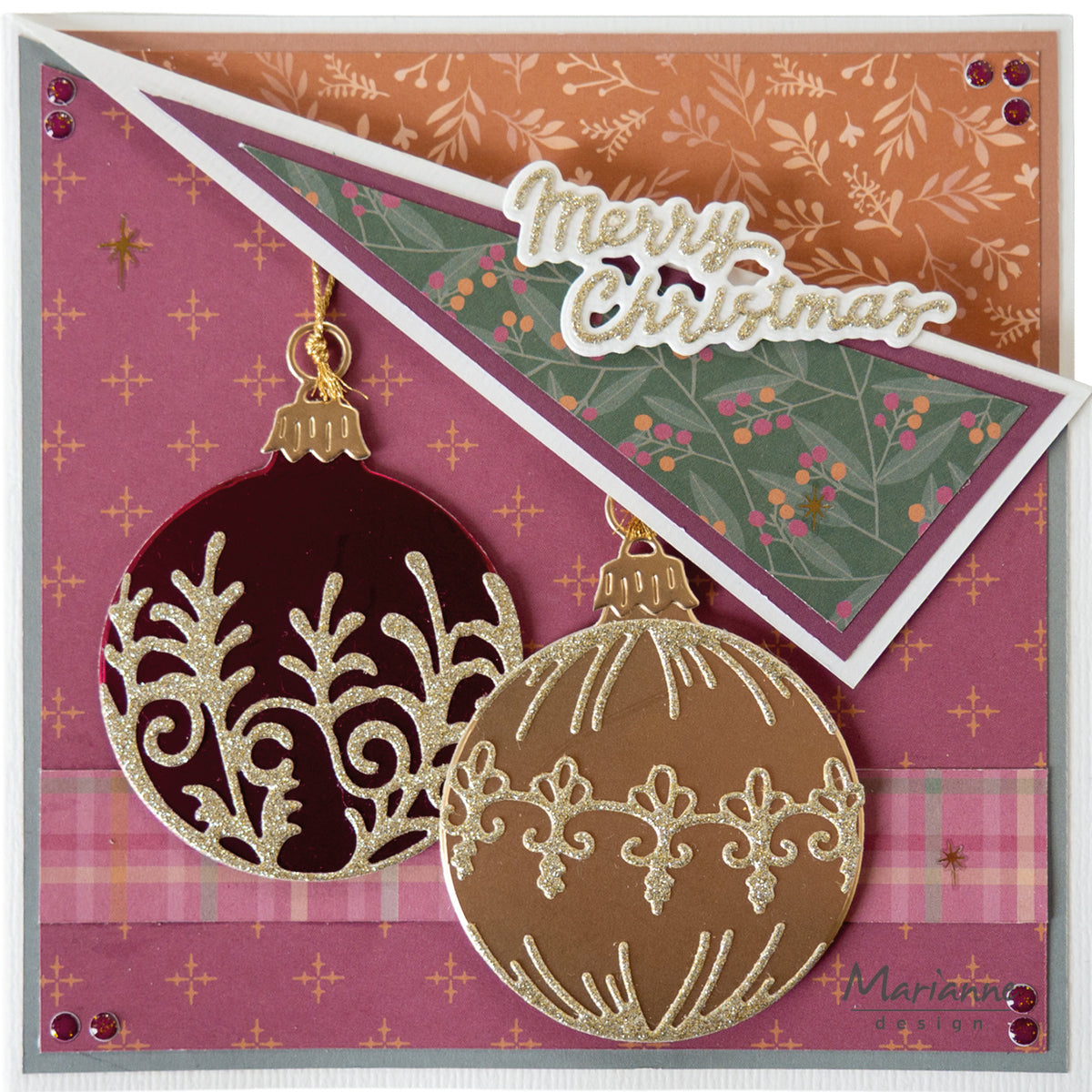 Marianne Design A4 Paper Pad - Christmas Elegance