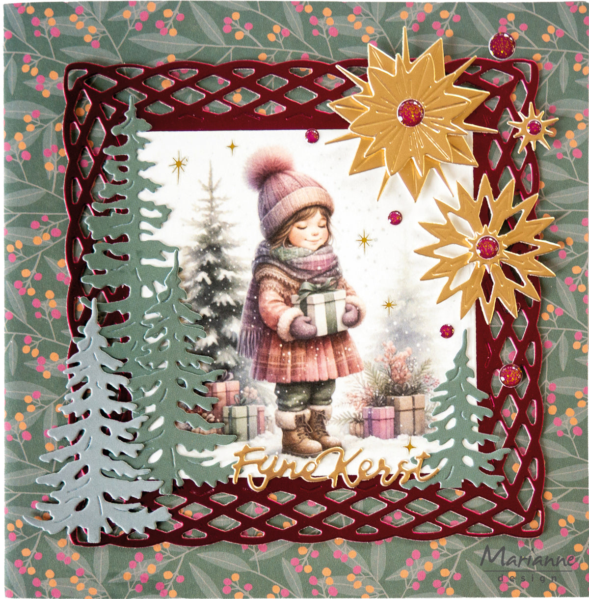 Marianne Design A5 Metallics - Christmas Elegance