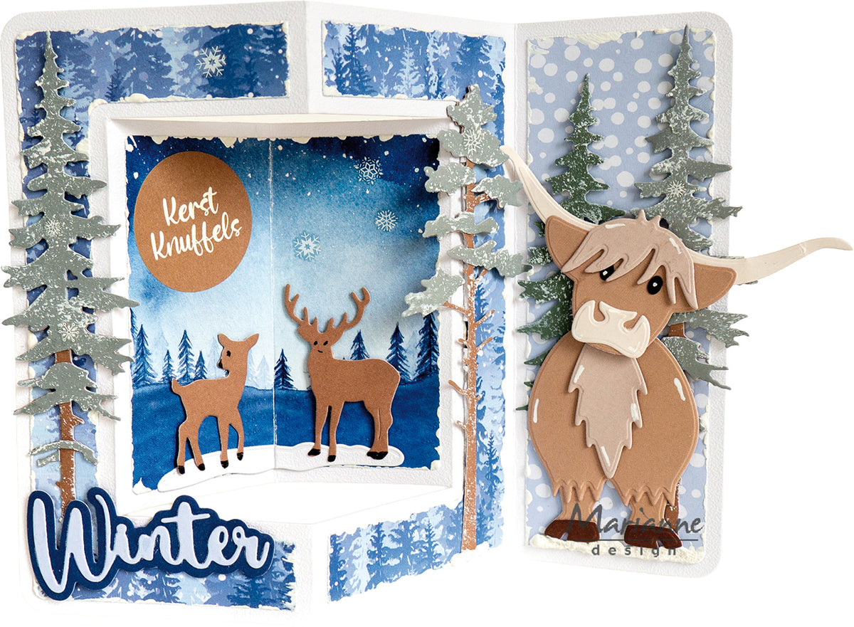 Marianne Design A4 Paper Pad - Frosty Winter