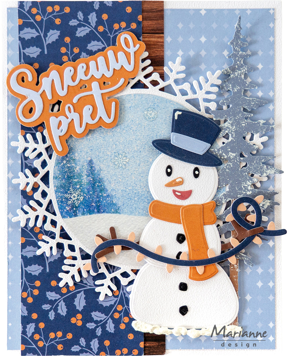 Marianne Design A4 Paper Pad - Frosty Winter