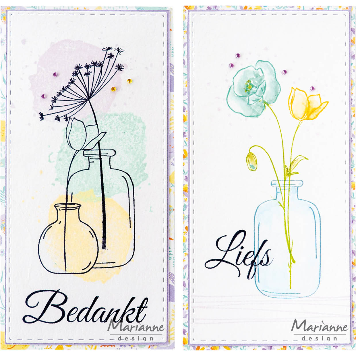 Marianne Design Clear Stamp - Silhouette Art - Stains