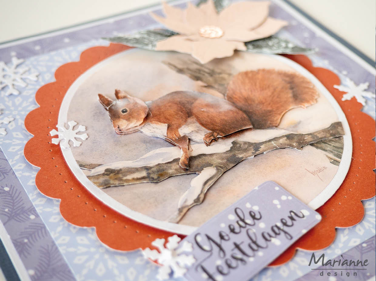 Marianne Design Cutting Sheet - Mattie's Mooiste - 3D Squirrel