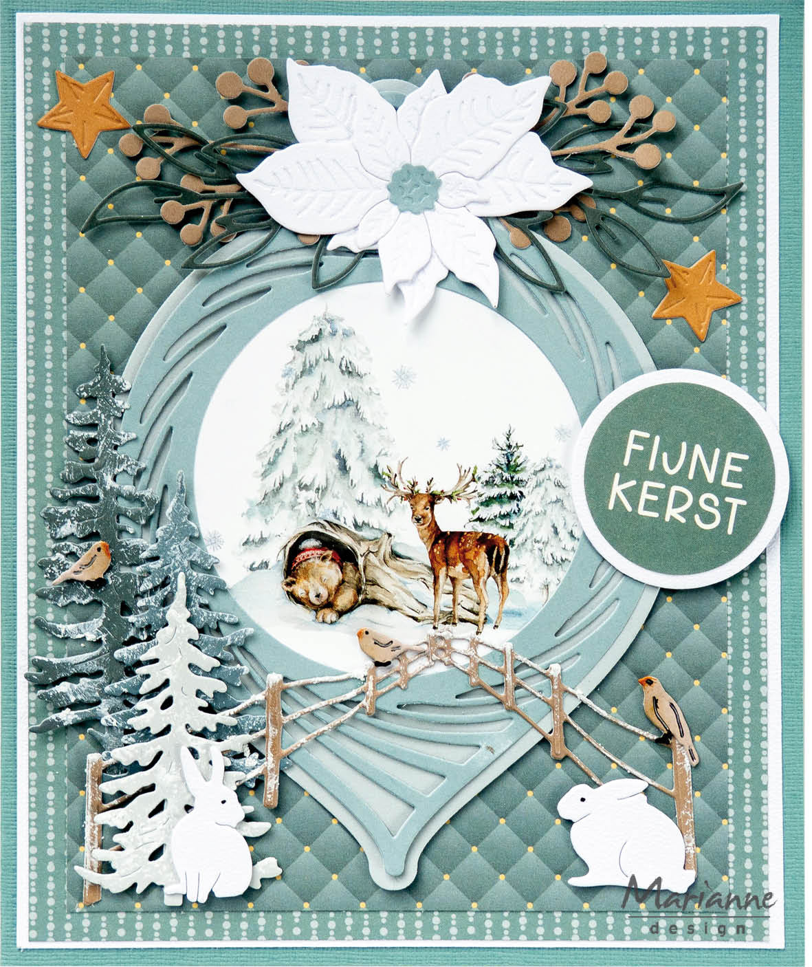 Marianne Design 6x12 Cardstock - Christmas At Home