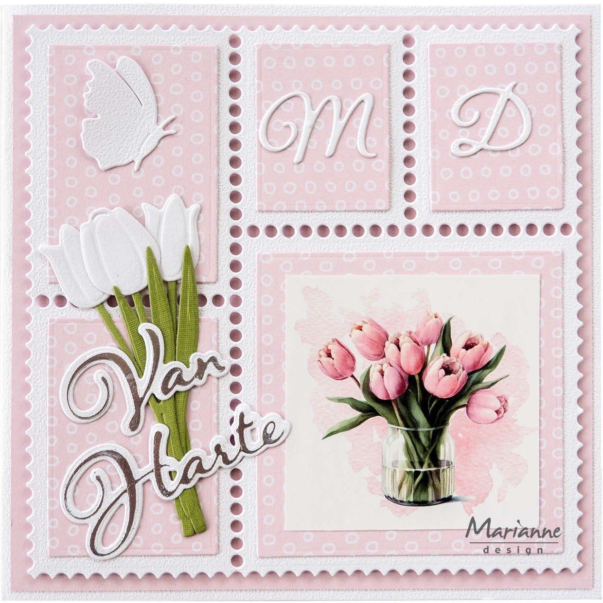 Marianne Design 6x12 Cardstock - Hello Spring