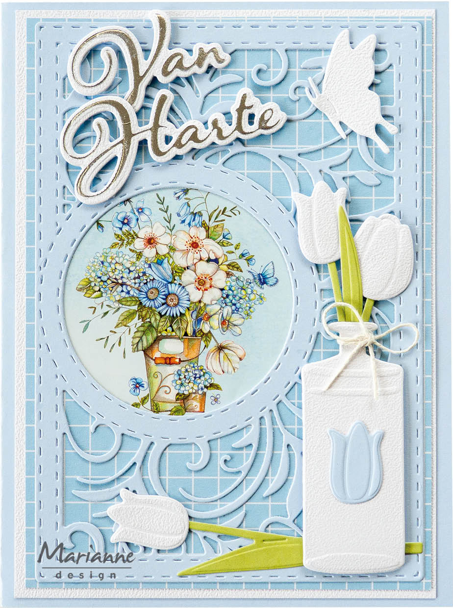 Marianne Design 6x12 Cardstock - Hello Spring