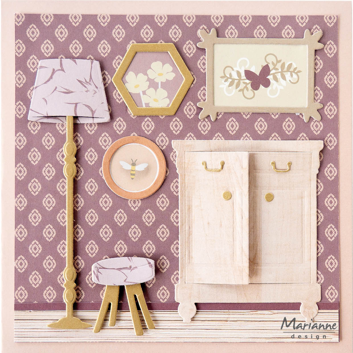 Marianne Design A4 Cutting Sheet - Frame Pictures by Marleen