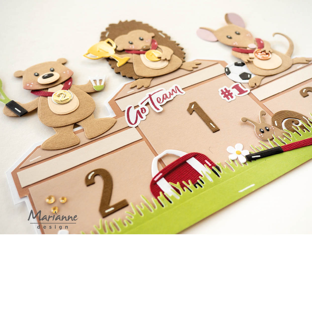 Marianne Design Craft Stencil - Winner's Podium