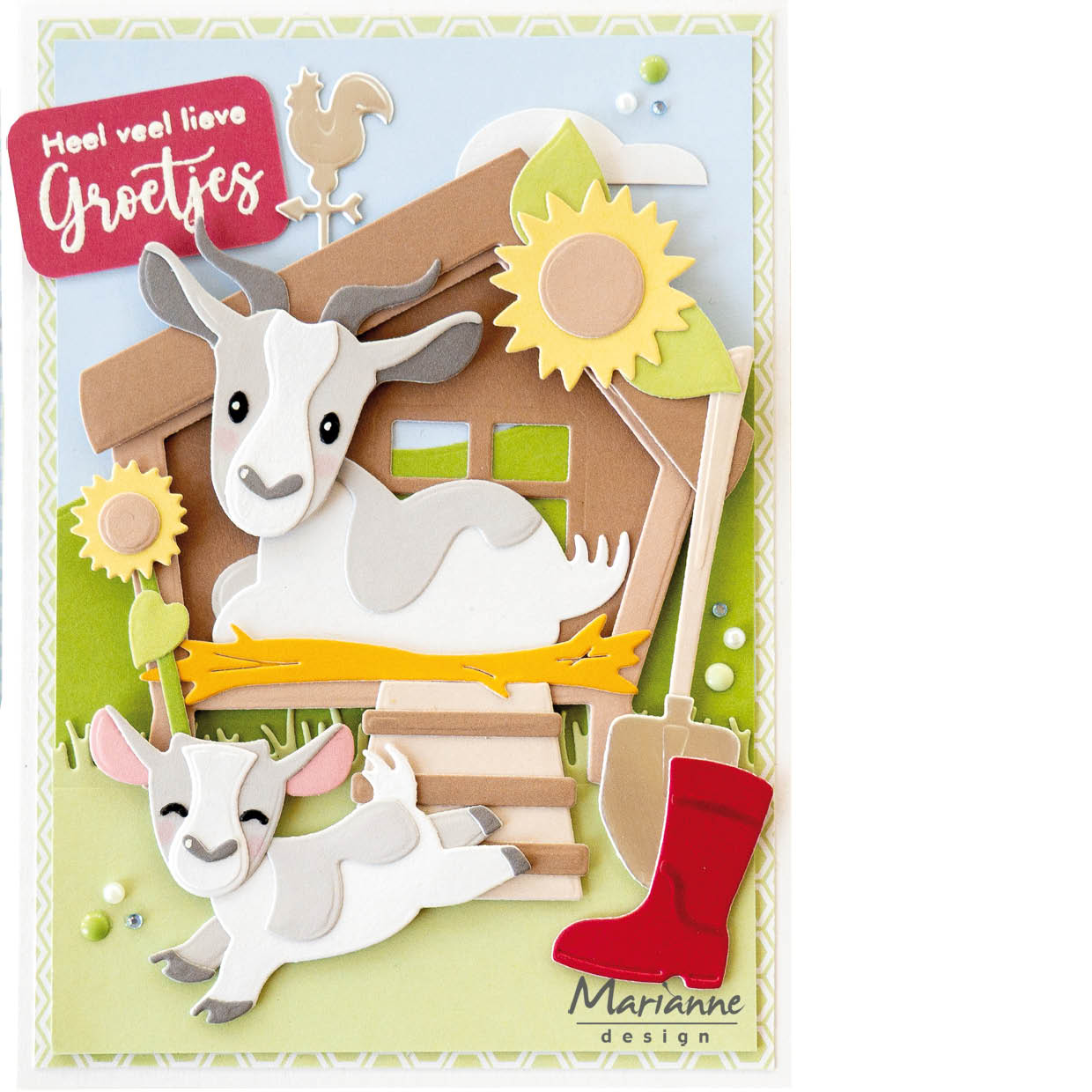 Marianne Design Collectables Die - Eline's Goat Family