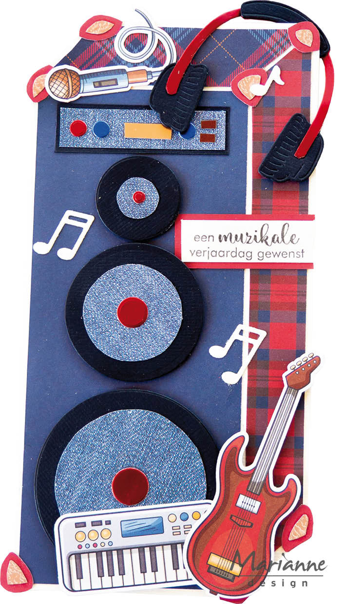 Marianne Design Craftables Die - Punch Die XL - Music
