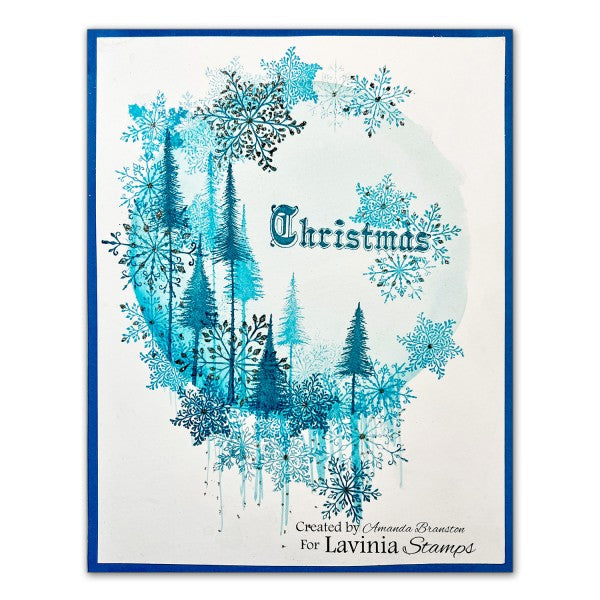 Lavinia Stamps - Snowflakes Large Stamp