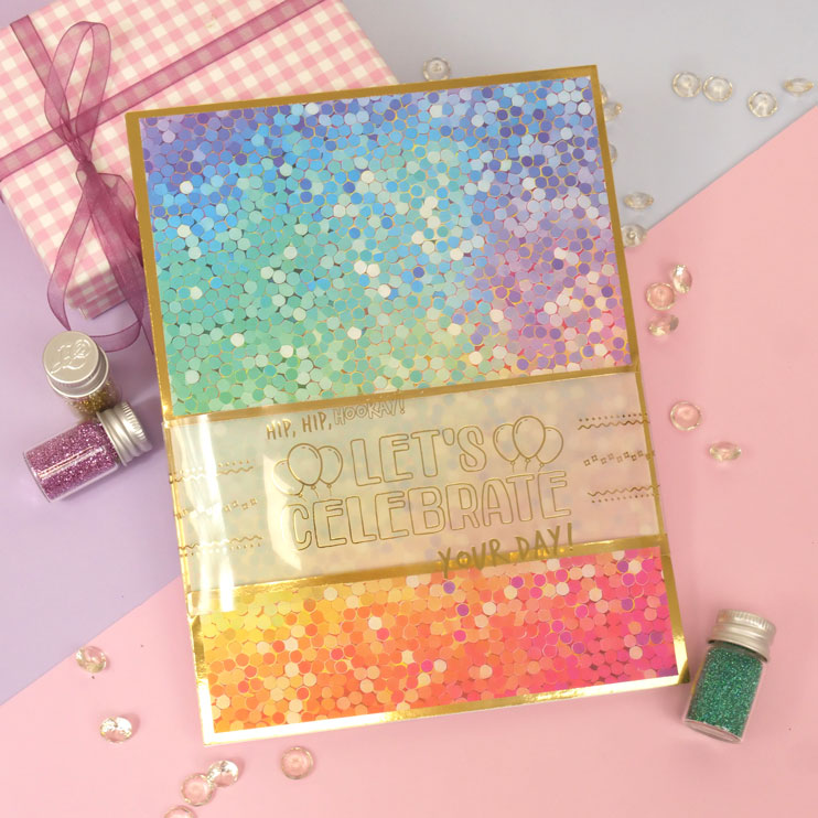 Luxury Foiled Acetate Card Wraps