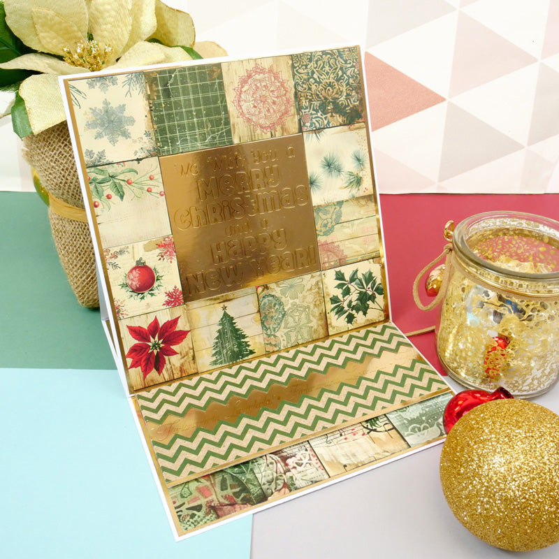 Luxury Festive Foiled Acetate Card Wraps