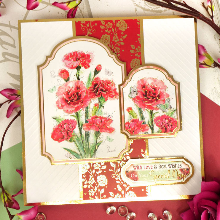 A Rainbow Of Flowers Edge-To-Edge Adorable Scorable Cardstock