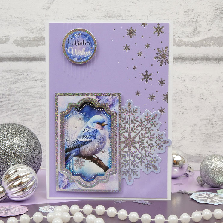 Enchanted Winter Adorable Scorable Foiled Cardstock