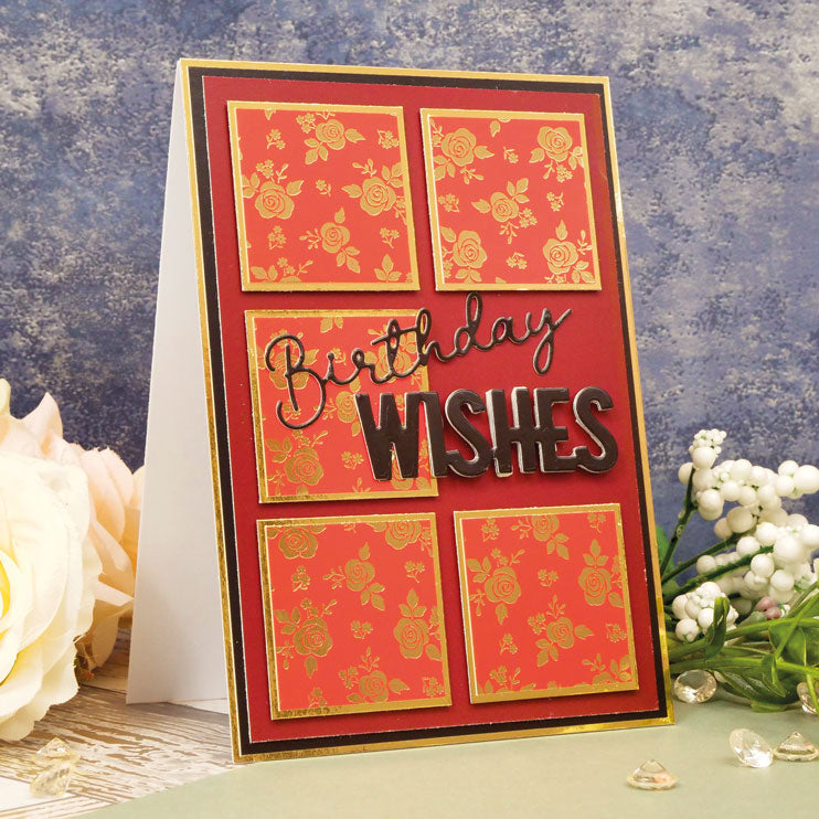 Eternal Blooms Foiled Edge-to-Edge Cardstock