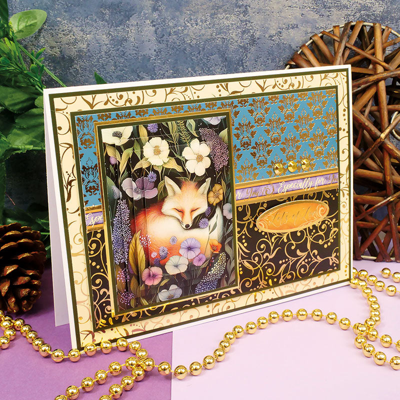 Midnight Forest Foiled Edge-to-Edge Cardstock