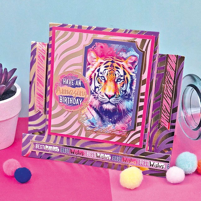 A Splash of Colour Foiled Edge-to-Edge Cardstock