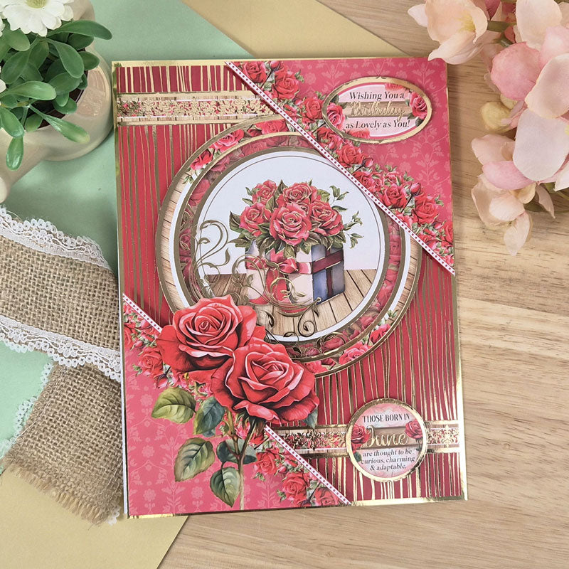A Year of Flowers Foiled Edge-to-Edge Cardstock