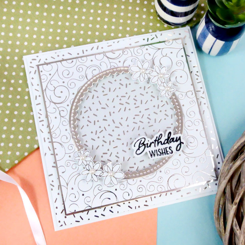 A Touch of Colour Foiled Edge-to-Edge Cardstock