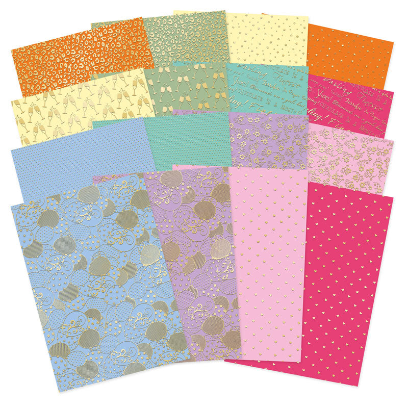 Here Come the Girls Foiled Edge-to-Edge Cardstock