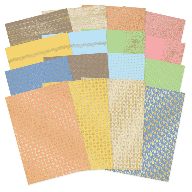Amongst the Wildflowers Luxury Foiled Cardstock