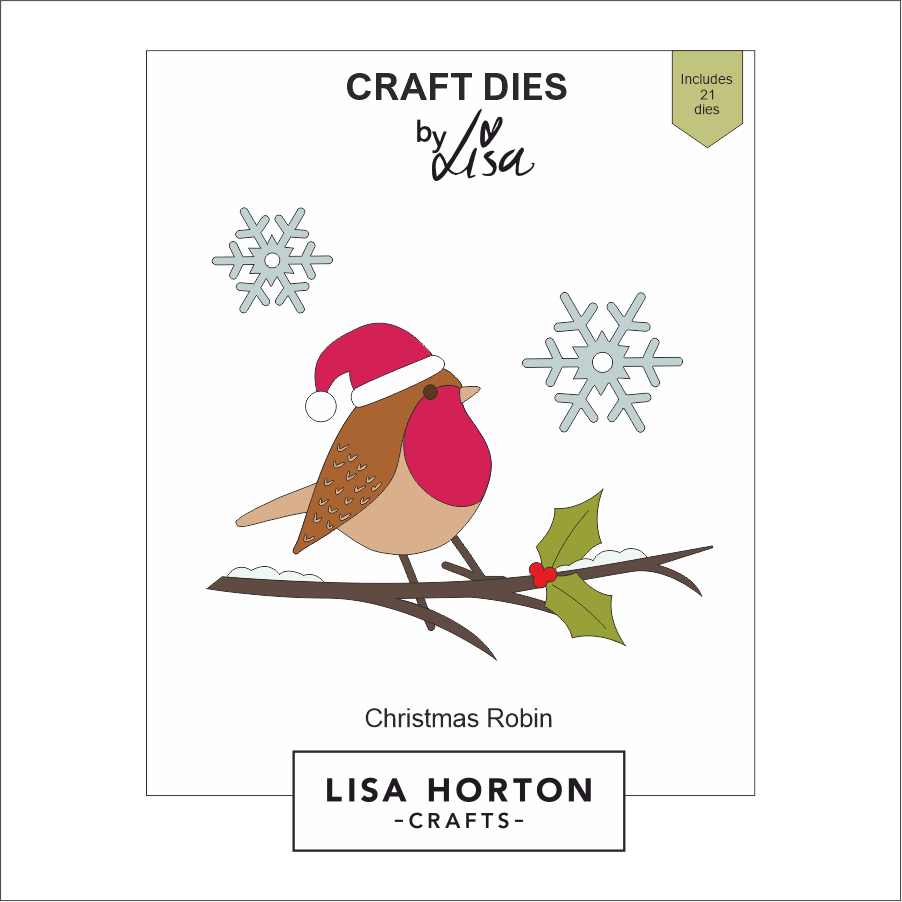 Lisa Horton Crafts Christmas Robin Die Set