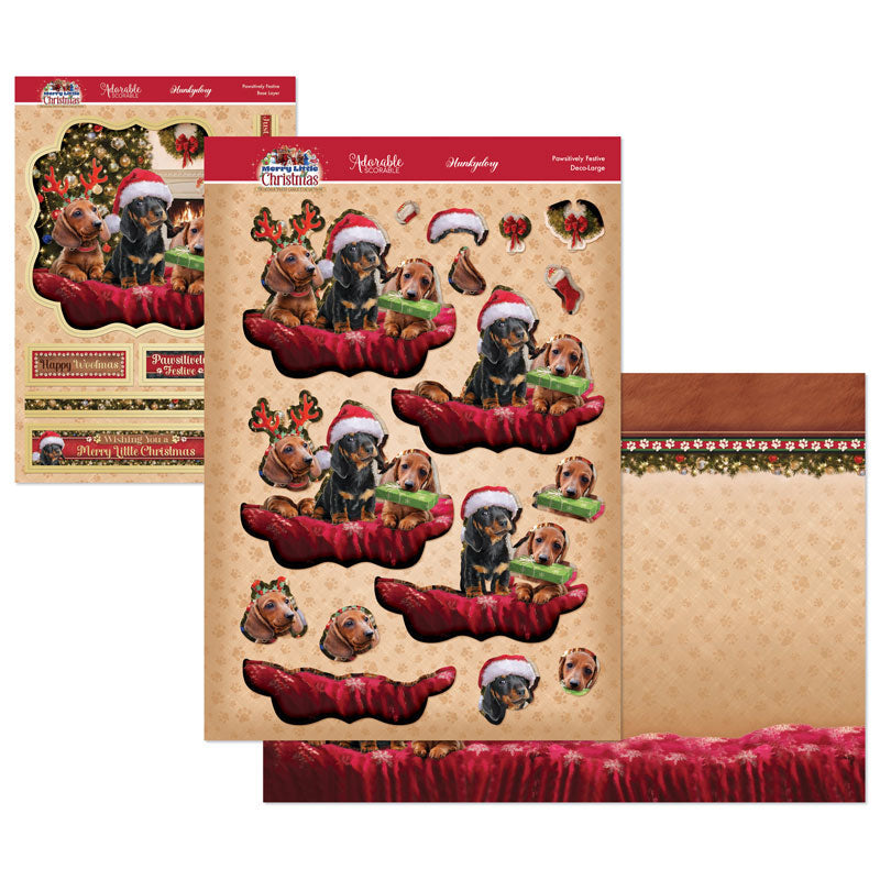 A Merry Little Christmas Deco-Large Set - Pawsitively Festive