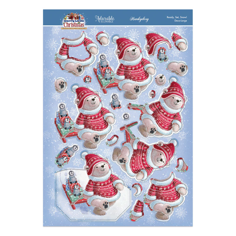 A Merry Little Christmas Deco-Large Set - Ready, Set, Snow!