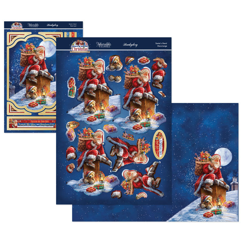 A Merry Little Christmas Deco-Large Set - Santa's Here!