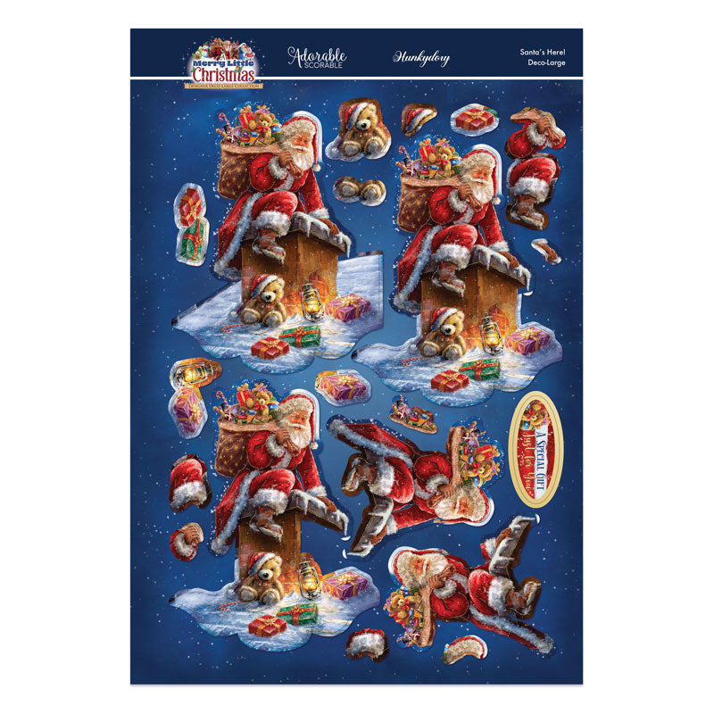 A Merry Little Christmas Deco-Large Set - Santa's Here!
