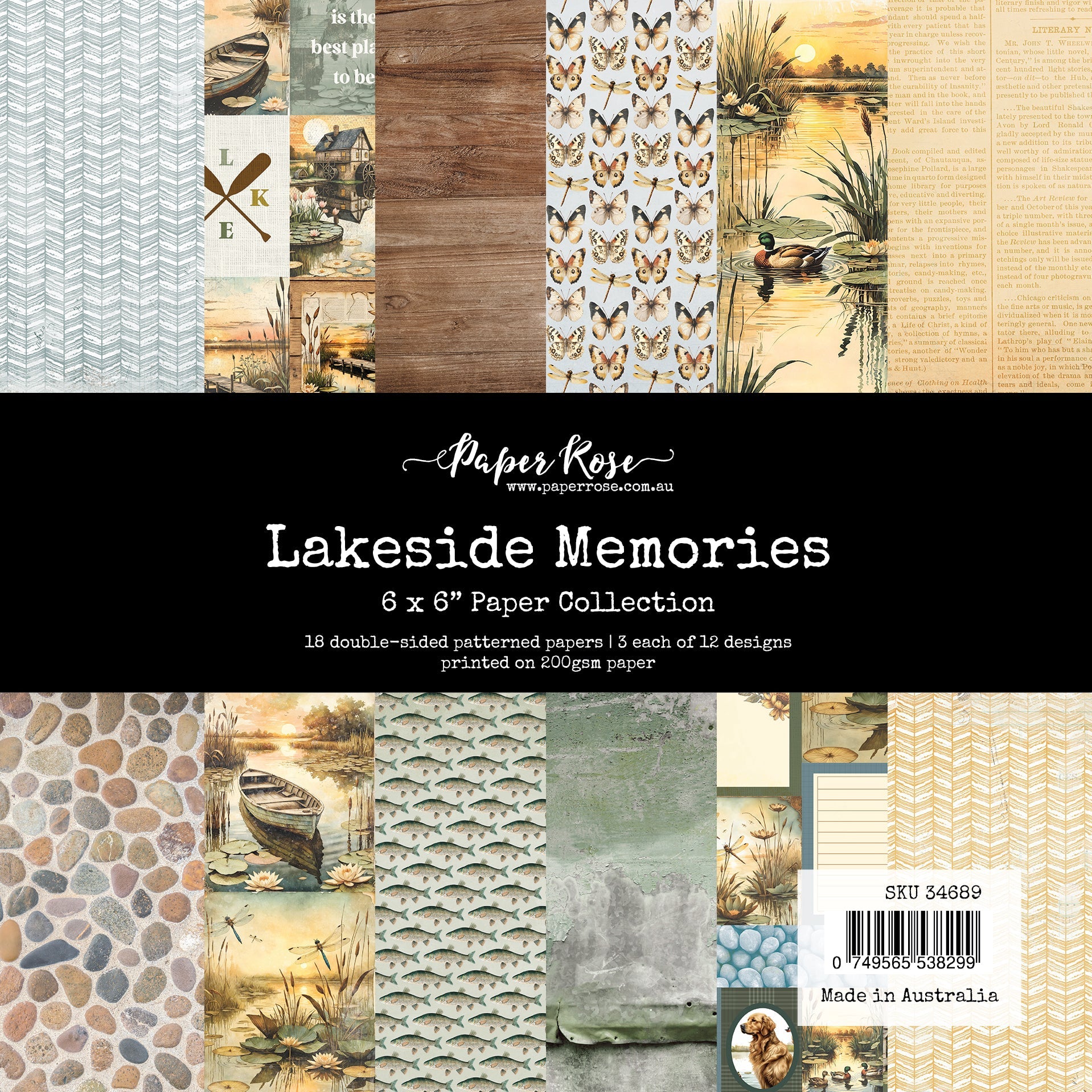Lakeside Memories 6x6 Paper Collection 34689