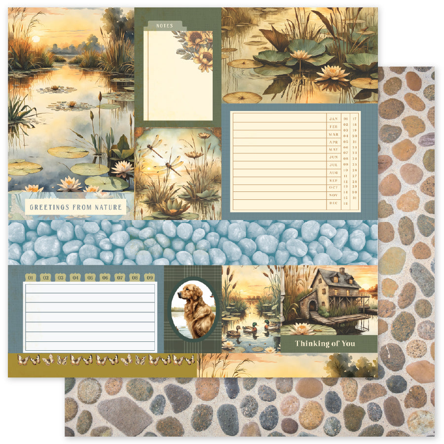 Lakeside Memories D 12 x 12 Paper (12 pc Bulk Pack) 34704