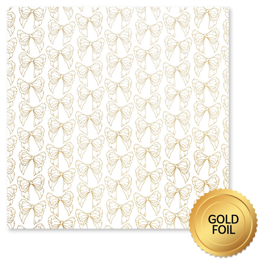 Lavender & Roses Gold Foil E 12x12 Paper (6pc Bulk Pack) 32235