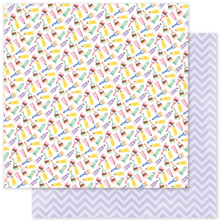 Little Artists Patterns 12x12 Paper Collection 35029