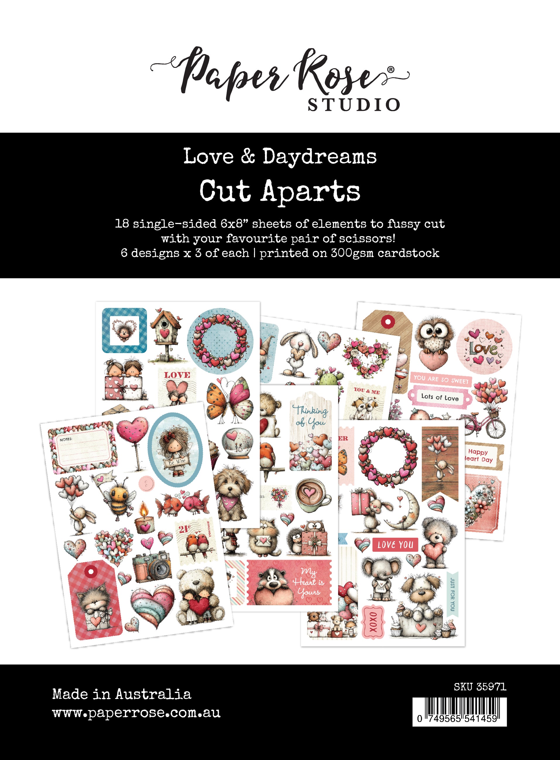 Love & Daydreams 6x8 Cut Aparts 35971