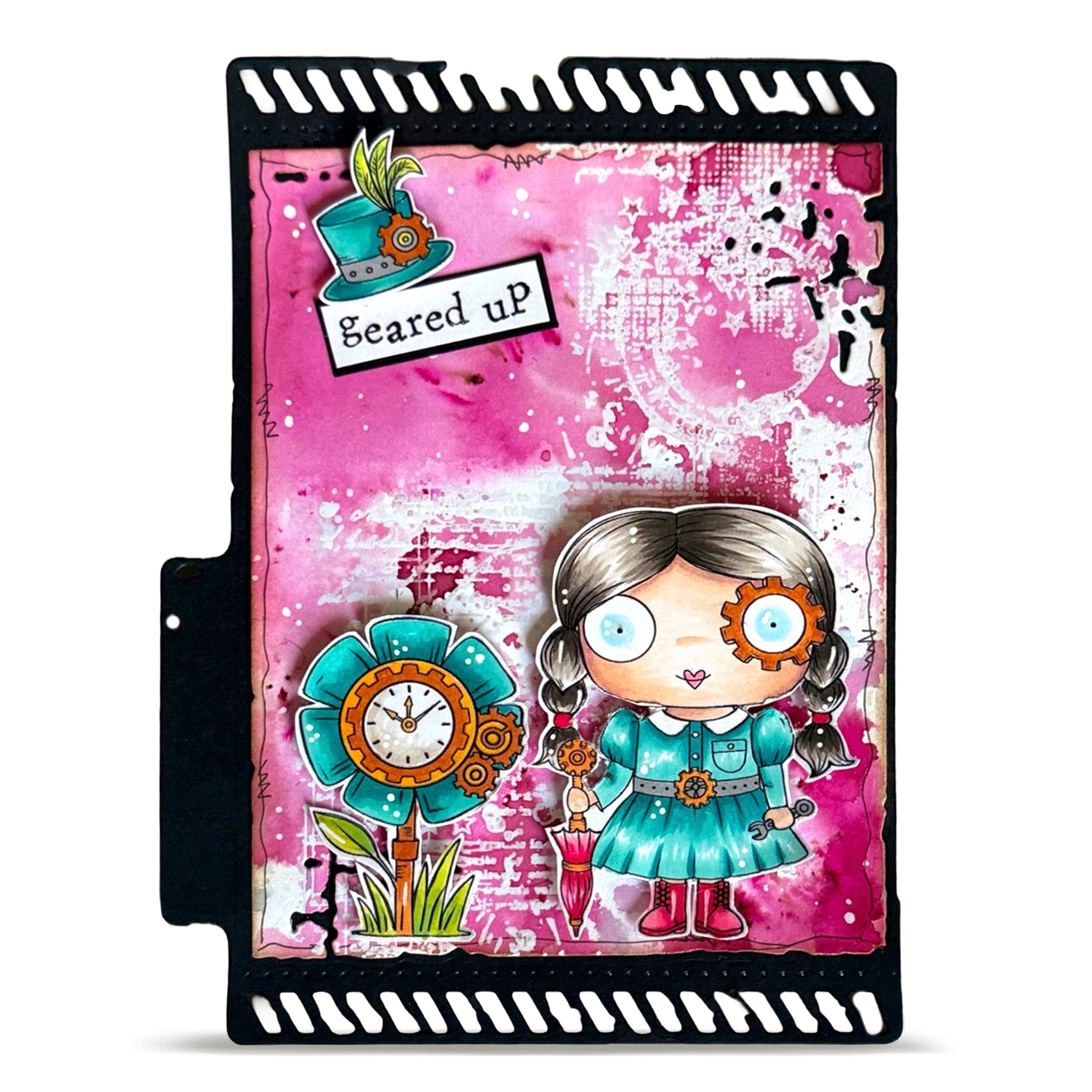 AALL and Create - A7 - Stamp Set - Gear Girl