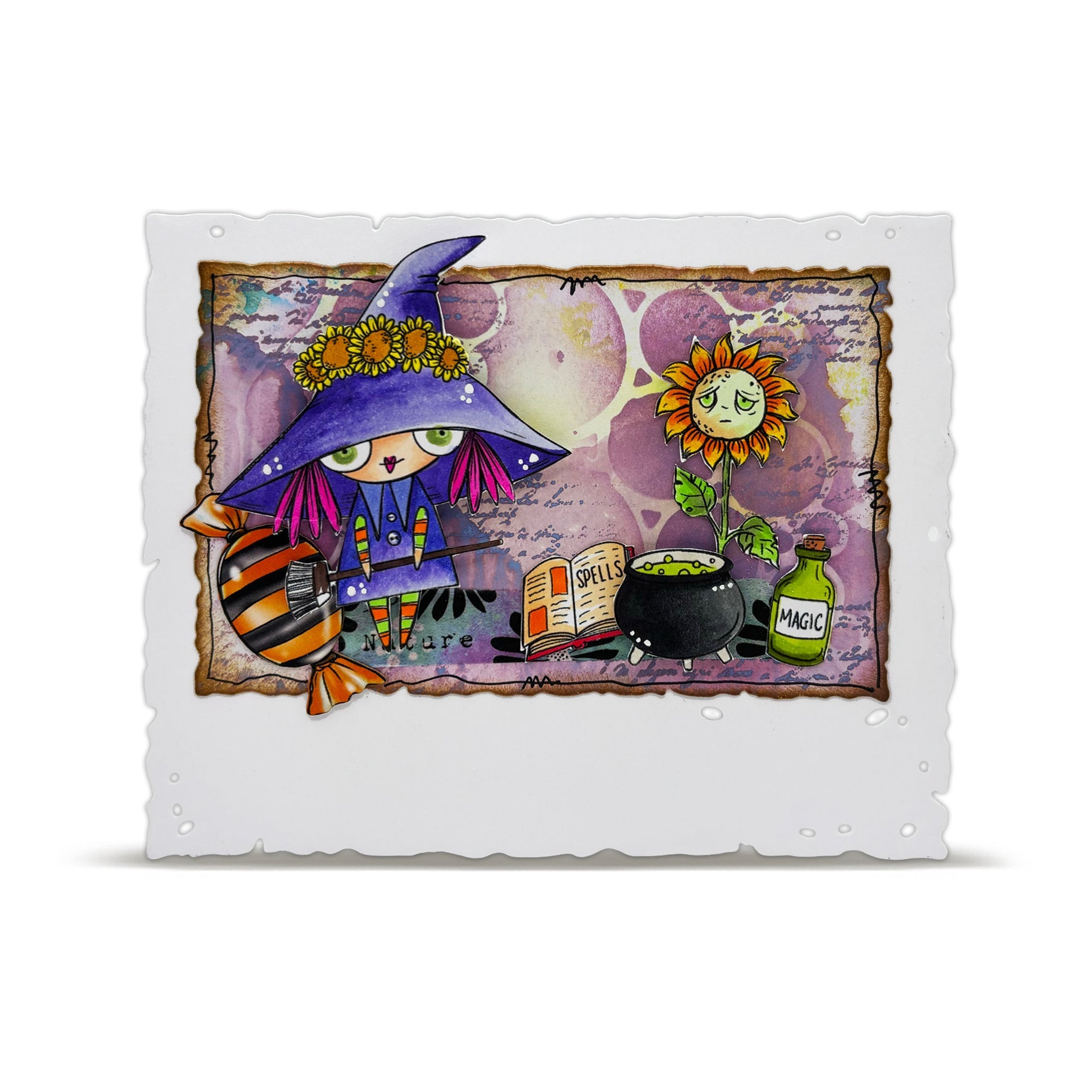 AALL and Create - A7 Stamp Set - Wee Witch