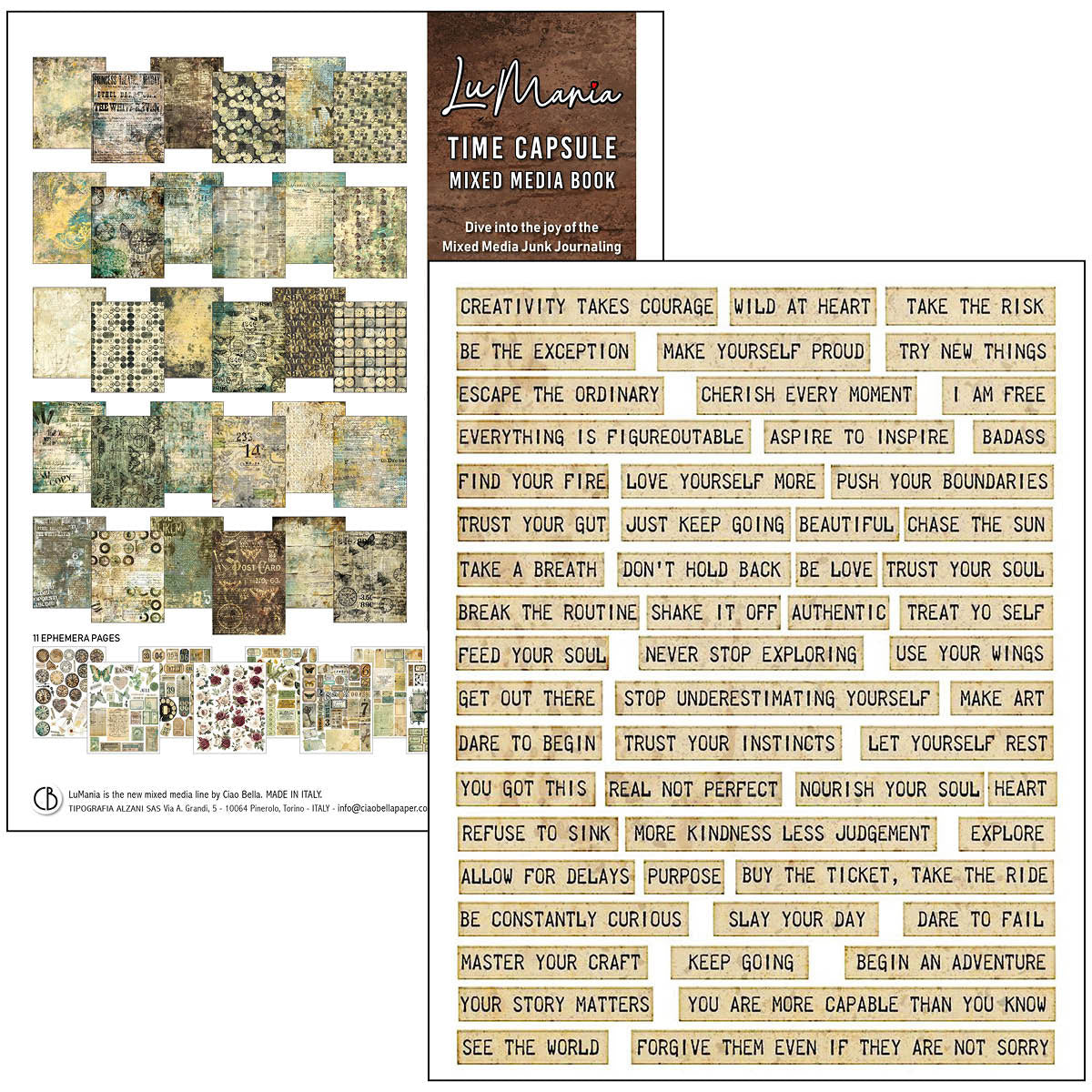 Mixed Media Book Time Capsule A4 Maxi